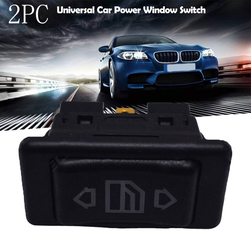 12 V/24 V Car Power Window Switch Dc Universal Car Power Window Switch Lamp 6 Pin 20A Op /Off Rocker: 2PC