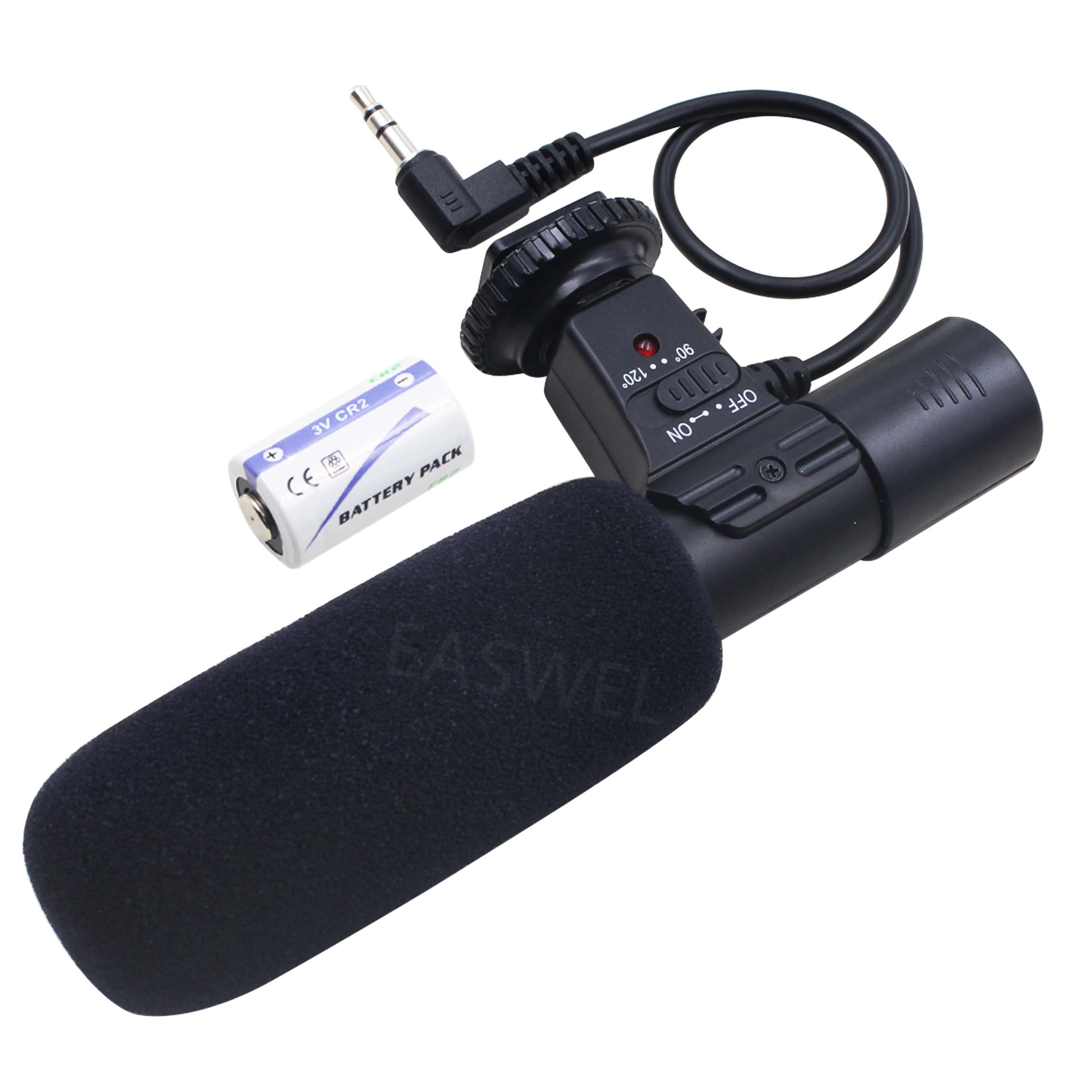 For Nikon D7000 D300s D5100 D5300 D3300 D3200 3.5mm DV Stereo Microphone Mic