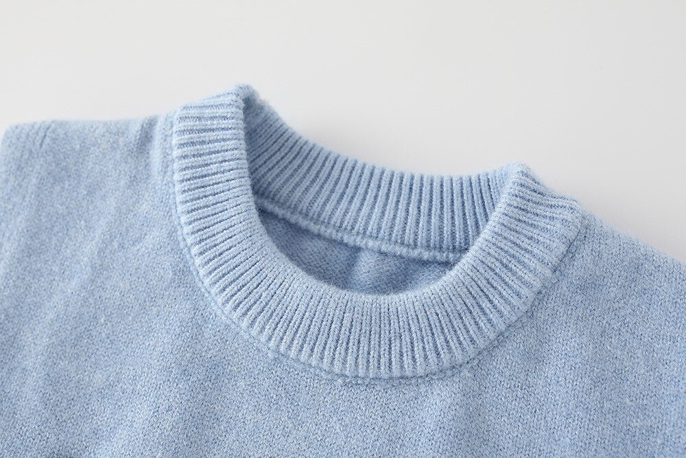 Unisex Baby Cartoon Duck Knitted Vest Kids Sweater Toddler Boy Girl Pullover Child Jacket Fall Clothes Tops