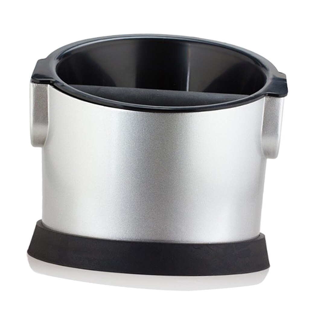 COFFEE KNOCK BOX Bin Espresso Grinds Tamper Waste Tamp Tube Grind