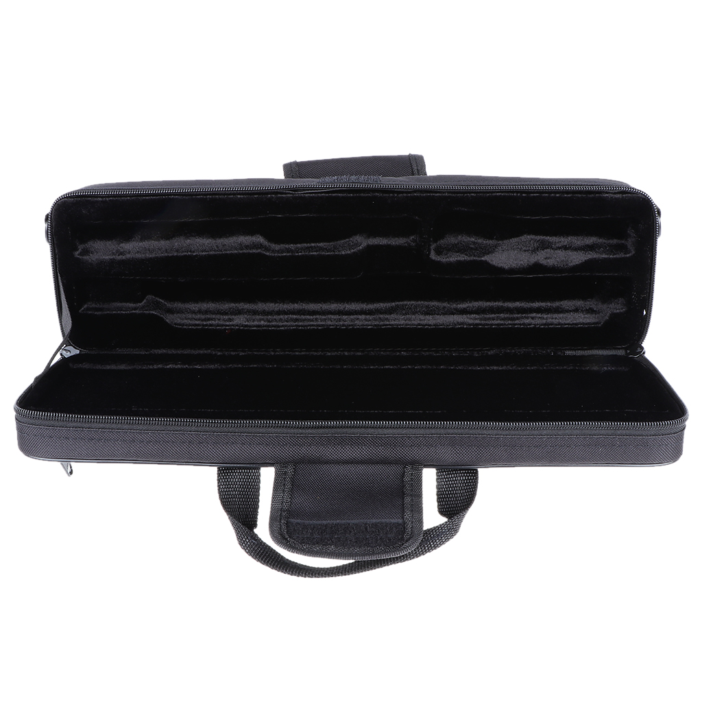 Nylon gepolstert Flöte fallen Schaum Innen Tasche Handtasche Schulter Tasche Schwarz