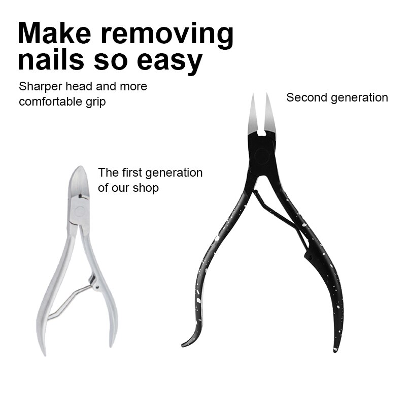 Stainless Steel Nail Clippers Heavy-duty Thick Toe Pliers Paronychia Callus Shavers Fingernail Manicure Tool TSLM1