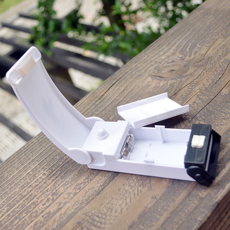 Electric Hand Press Food Sealer Plastic Bag Mini Practical Household Heat Sealer Packaging Machine With Magnetic Base Handy Seal