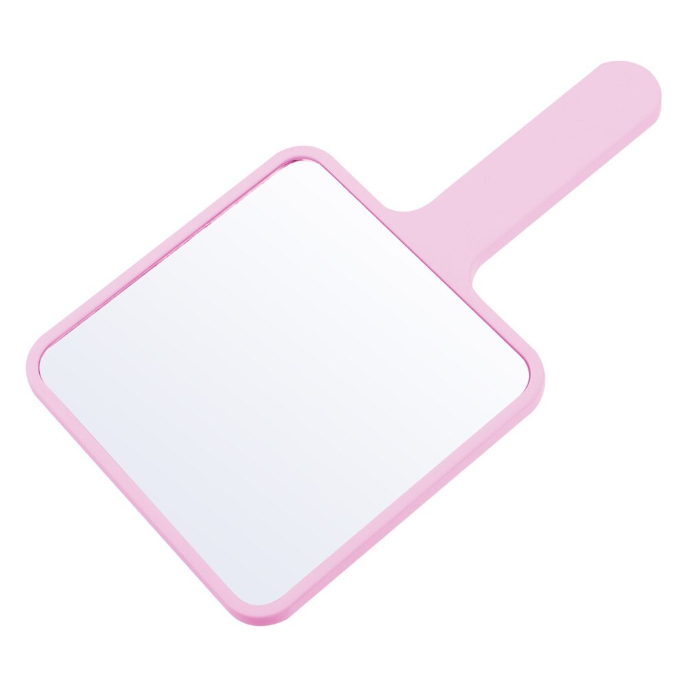 Handheld Makeup Mirror Cosmetic Mirror Portable Girls Mirror with Handle