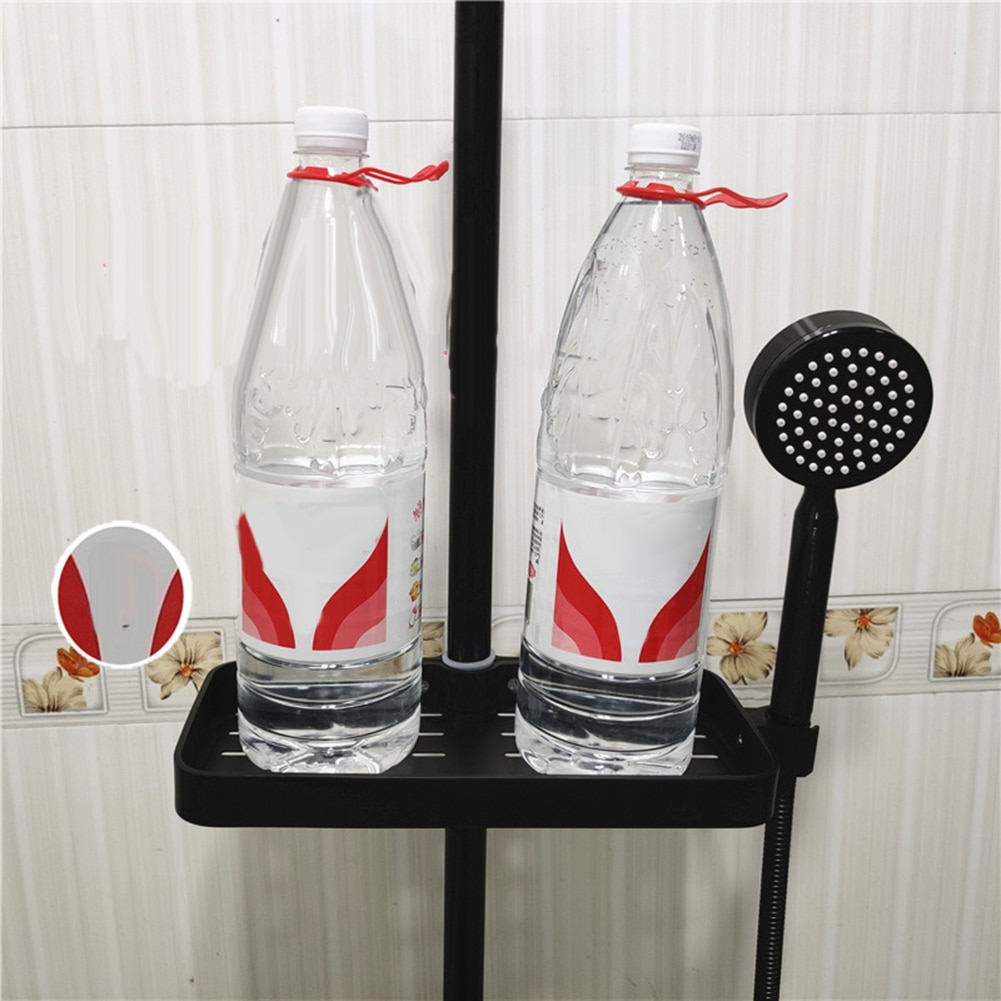 Schlecht Shampoo Ablage Heben Stange Kein Bohren Rechteck Dusche Regal Gestell Organizer Dusche Regal