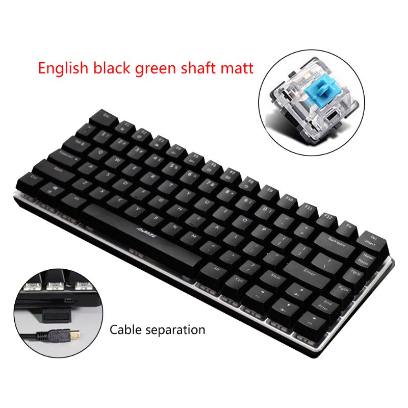 Ajazz AK33 Mechanical Keyboard 82 Keys Russian/English Layout Gaming Keyboard: 2