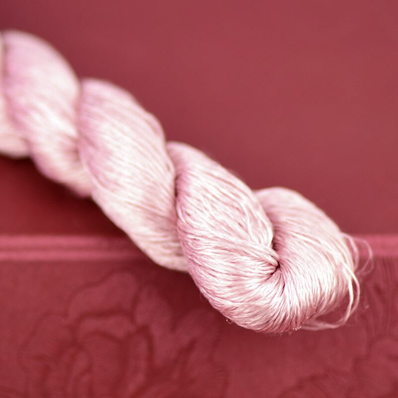 1 stücke 100% seidenfaden Hand stickerei sticken kreuz stich Amaranth verrotten 400m die Seide stickerei gewinde 8 reine farben: 2
