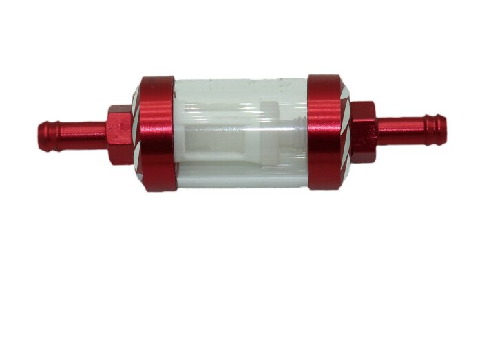 Filtro de combustible de motocicleta, filtro de gasolina, filtro de combustible, filtros de aceite, mangueras transparentes de 5/16 de diámetro interno, 6 colores