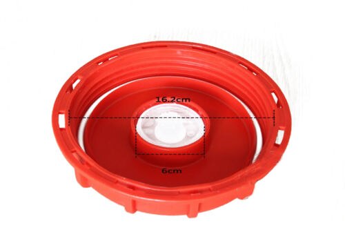 1000l ibc vanntank 15cm ventilert schutz lokk støttelokk plast tank kraftig