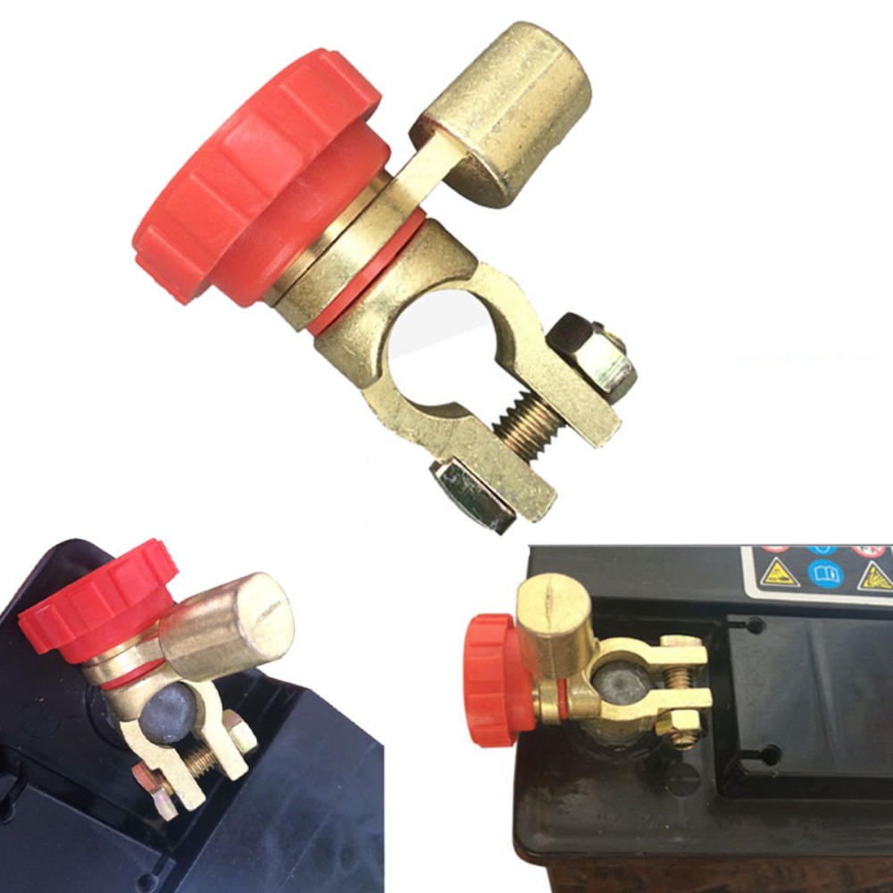 Battery Isolator Quick Cut-off Battery Terminal Link Switch Disconnect Isolator Switch Battery Disconnector Car Battery Switch