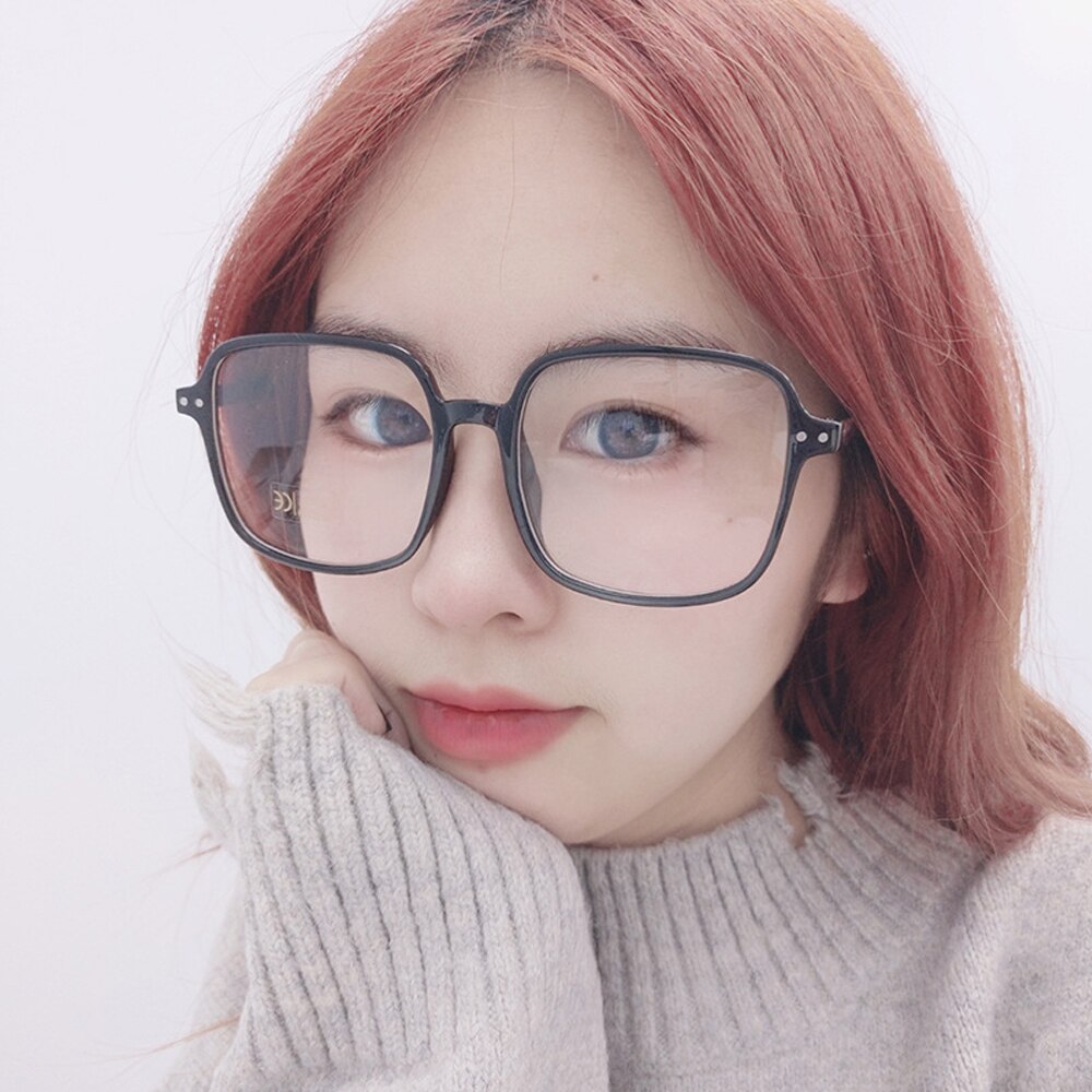 Anti-blauw licht ultralichte high-definition transparante vierkante bril straling myopie bril optische bril  -1.0 ~ -4.0