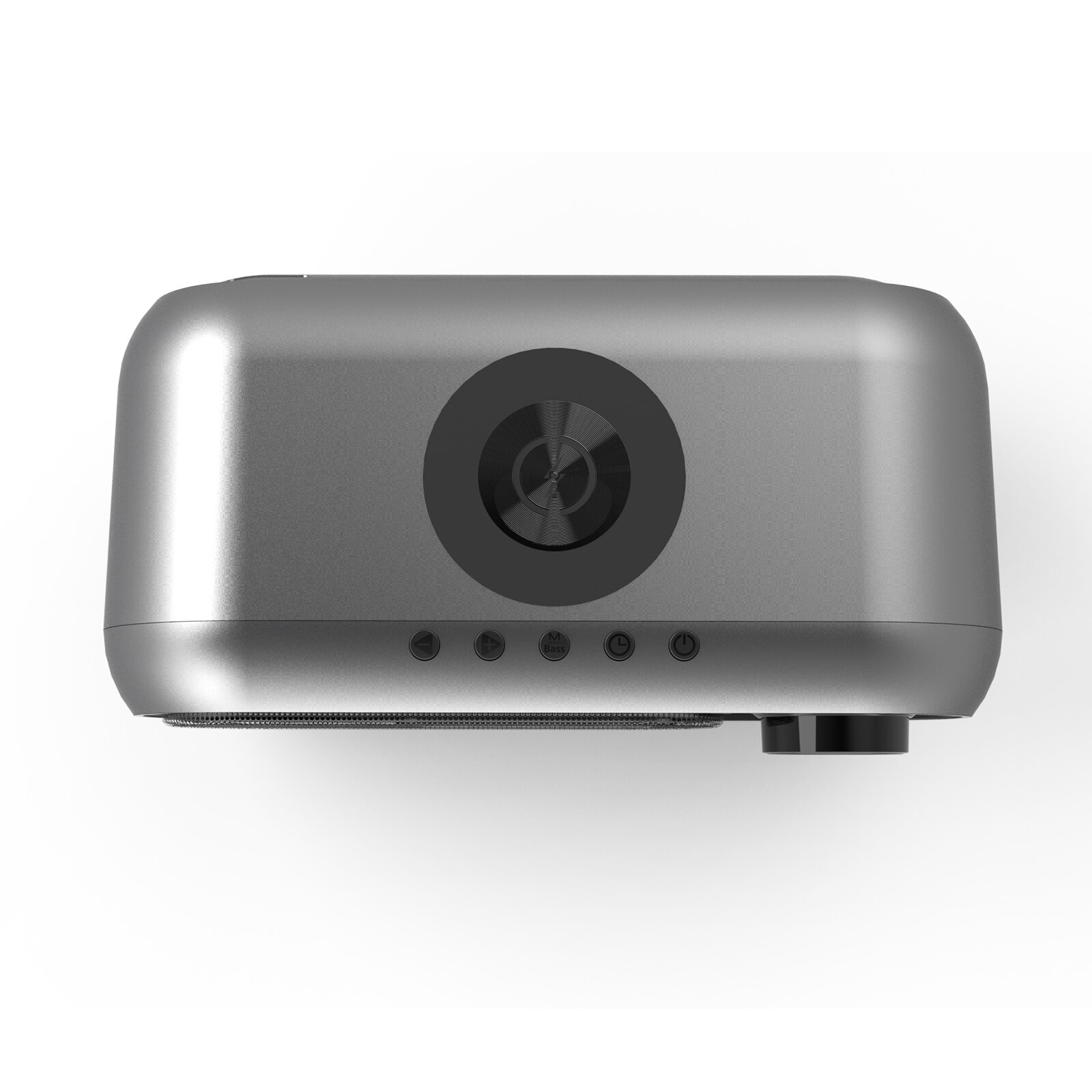 Bluetooth Speaker Draagbare Draadloze Oplader Muziekspeler Subwoofer Fm Radio Klankkast Klok Alarm Bass Audio Voor Outdoor Nachtkastje