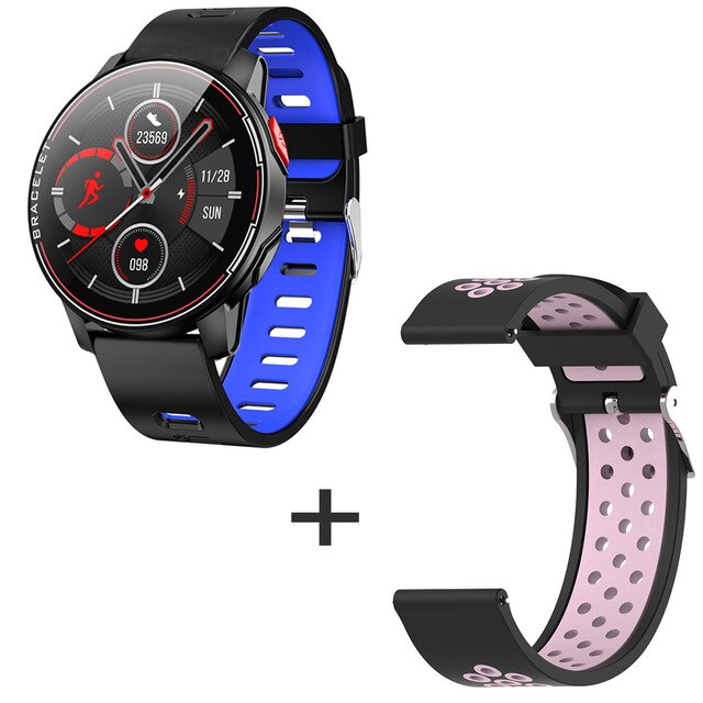 neue L6 Smart Uhr IP68 Wasserdichte Sport Männer Frauen Bluetooth Smartwatch Fitness Tracker Heart Rate Monitor Für: B1