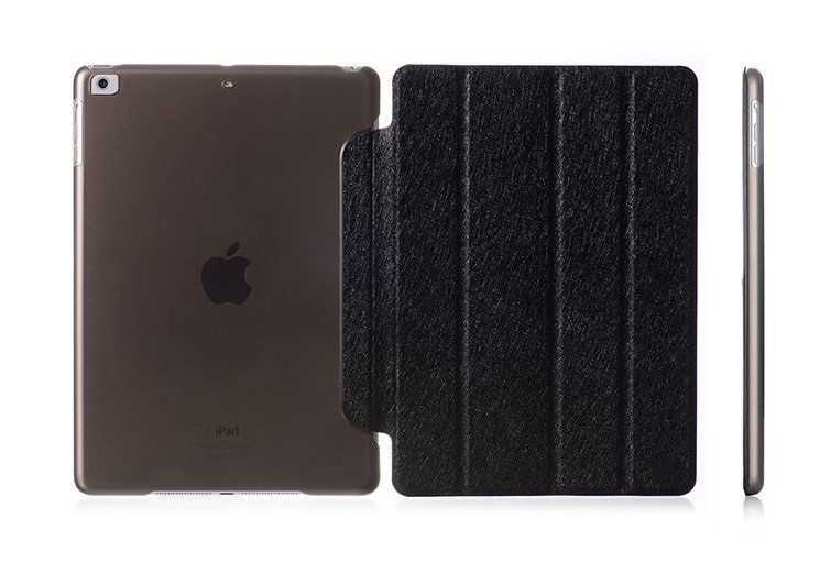 Hoes voor apple ipad mini, ultraslanke hoes met automatische slaap-/waakfunctie, slimme flipstandaard, pu-leren hoes voor ipad mini 1, 2, 3, fundas: Zwart