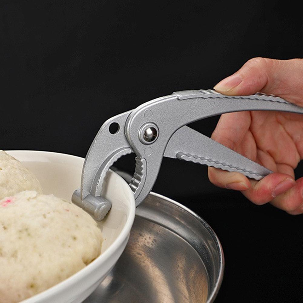 Dish Plate Lifter Anti-scalding Aluminum Alloy Pot Clip Anti-skid Kitchen Tools Household Bowl Lifter For Oven Bowl