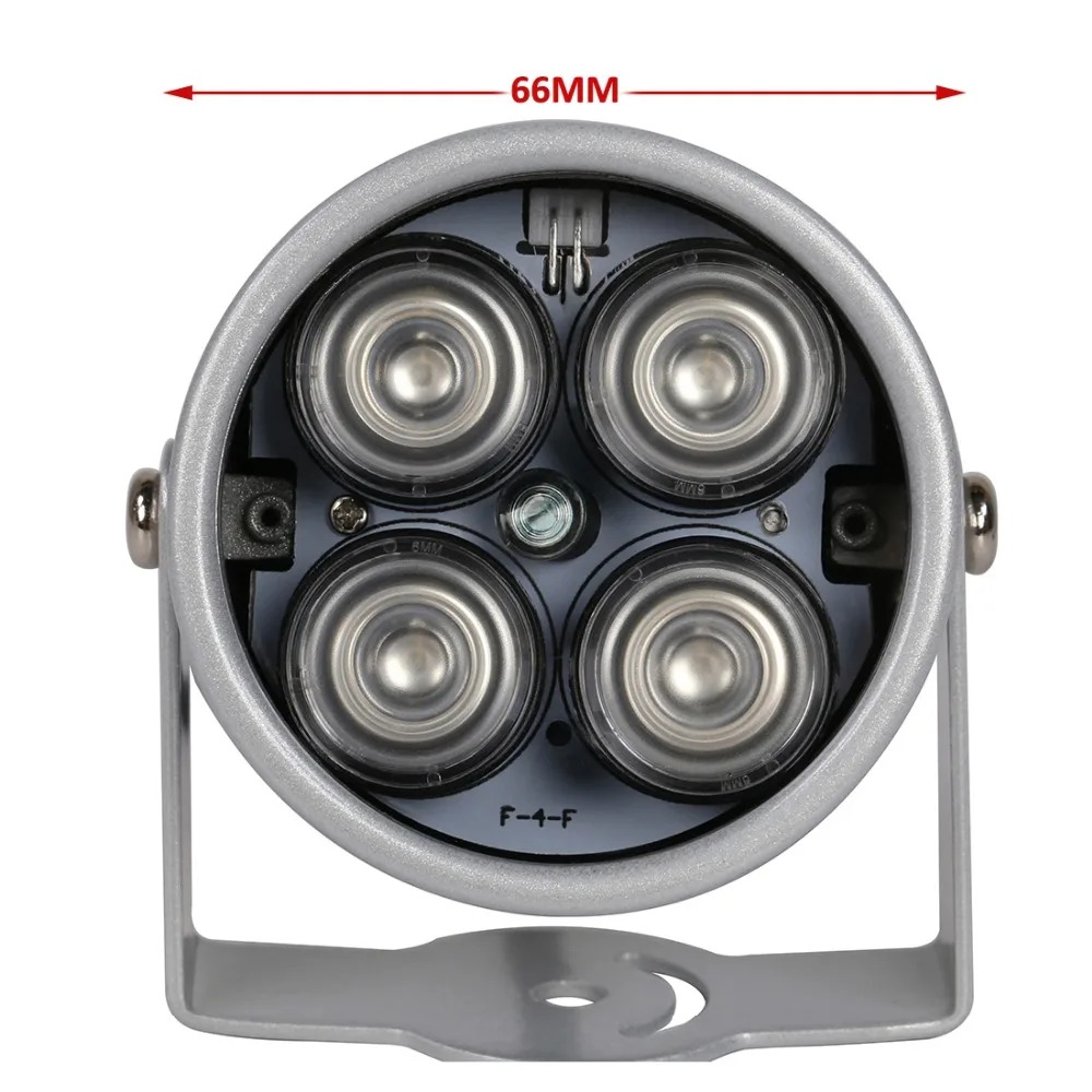 Gadinan 4 array LEDs Infrared Waterproof Night Vision IR illuminator Light 850nm CCTV Fill Light DC 12V For CCTV Security Camera