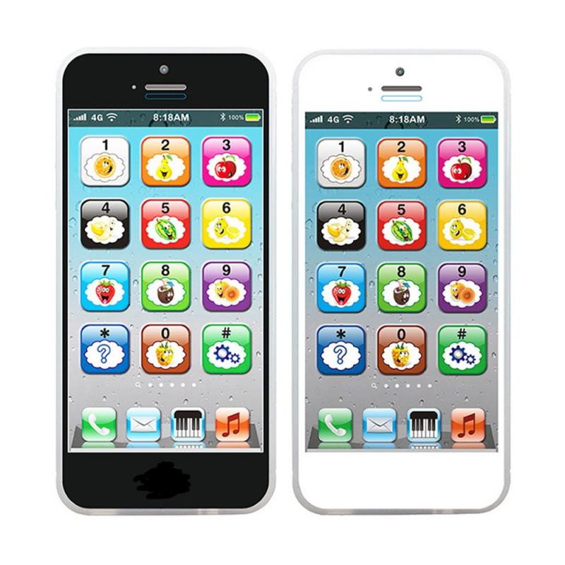 Simulatore per bambini musica cellulare giocattolo tocco schermo apprendimento educativo simulazione multi-funzione bambino adorabile regalo per bambini