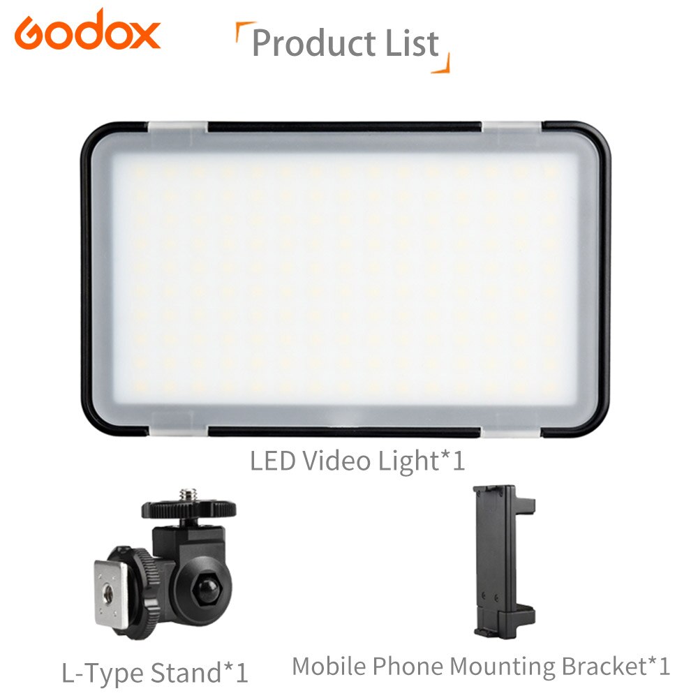 GODOX M150 LED Light 5600K White Color Led panel Selfie light Lamp for Iphone Smart Phone Video Camera maquiagem
