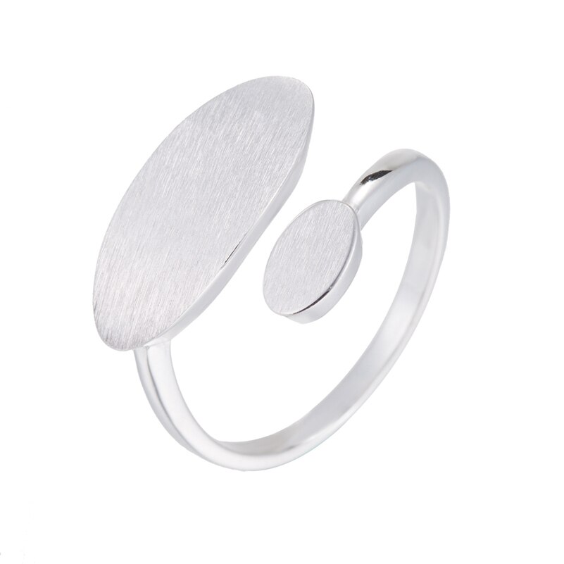2022 Simple Open Rings for Women Girls Geometric Whale Tail Leaf Bar Heartbeat Plane Finger Ring Jewelry anel