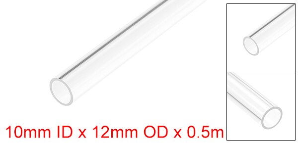 Uxcell starre Acryl rohre Rundrohr o.d 8mm-22mm 50cm langes Rohr transparent pmma Rohr Aquarium Zubehör Rohr verschraubungen: verrotten