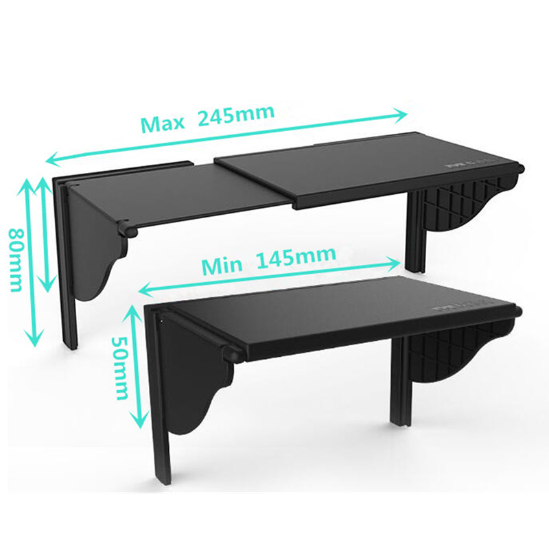 6-10 Inch Car GPS Navigation Sun Visor Sunshade Cover Barrier Double-sided Self-adhesive Tape Universal