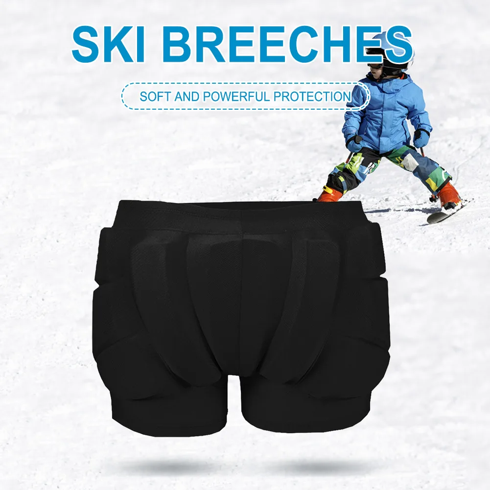 Pantalones cortos de protección de cadera para Snowboard, pantalones cortos de esquí para niños, patinaje sobre ruedas, Hockey, montar en bicicleta, accesorios deportivos cortos