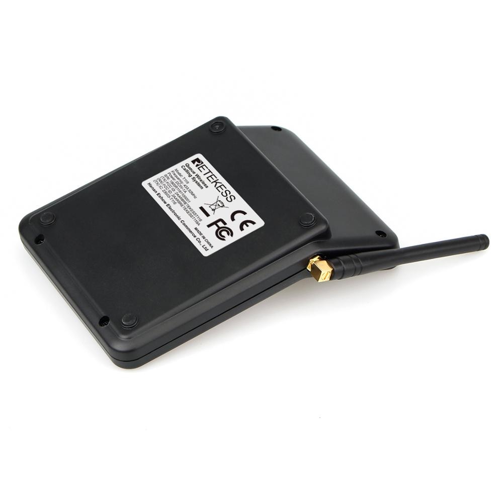 1 Pcs Keypad Transmitter For Retekess T119 Restaurant Pager Wireless Calling System For Restaurant Coffee Shop Church Clinic