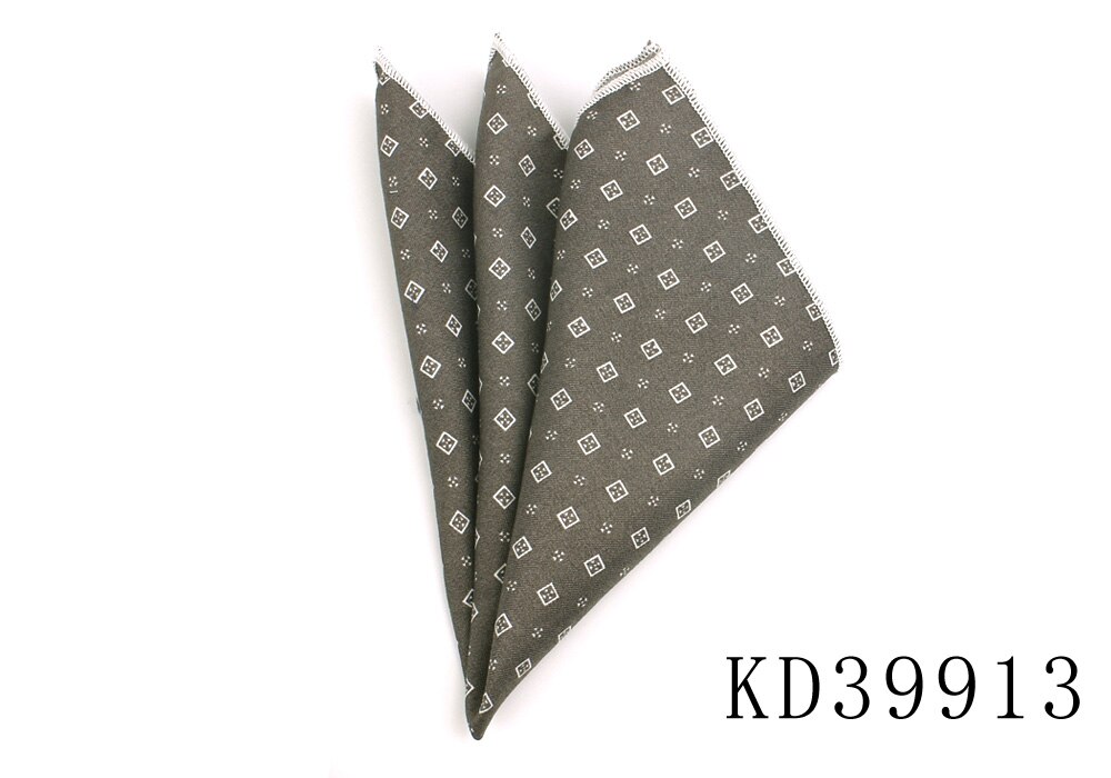 Costumes poche carré pour hommes femmes poitrine serviette Hanky messieurs Hankies hommes costume mouchoir géométrique coton poche serviette: KD39913