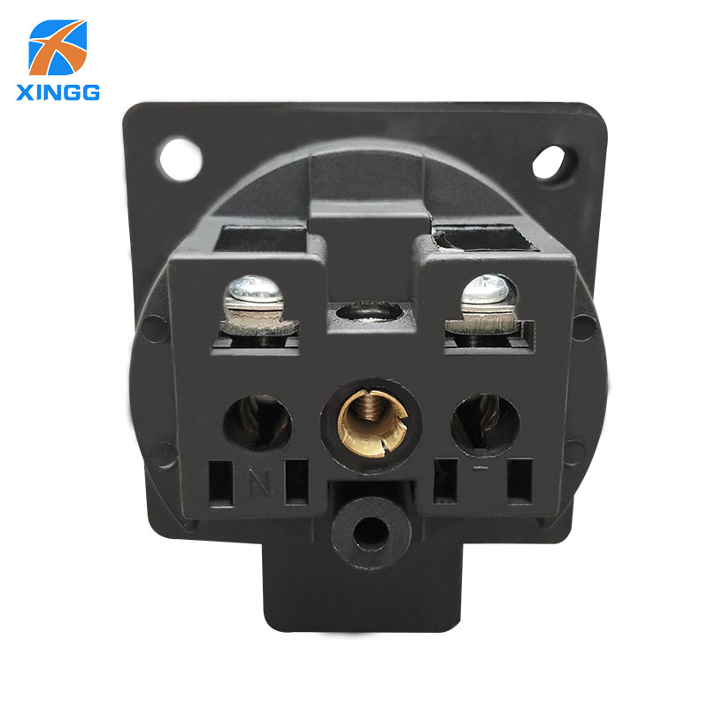 EU European Waterproof IP54 Industrial AC Electrical Power Female Socket Outlet Rewireable Plug Adaptor Extension Cord Connector