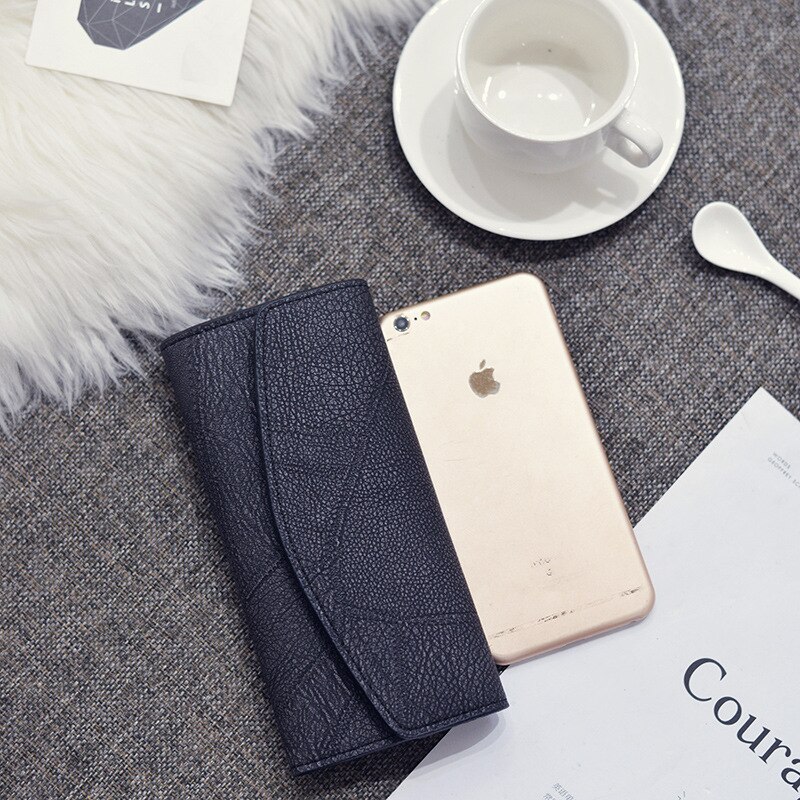 Stil Frauen's Brieftasche einfach retro Mitte-Länge Null qian Tasche unterschiedlich Größe Taschen Handtasche