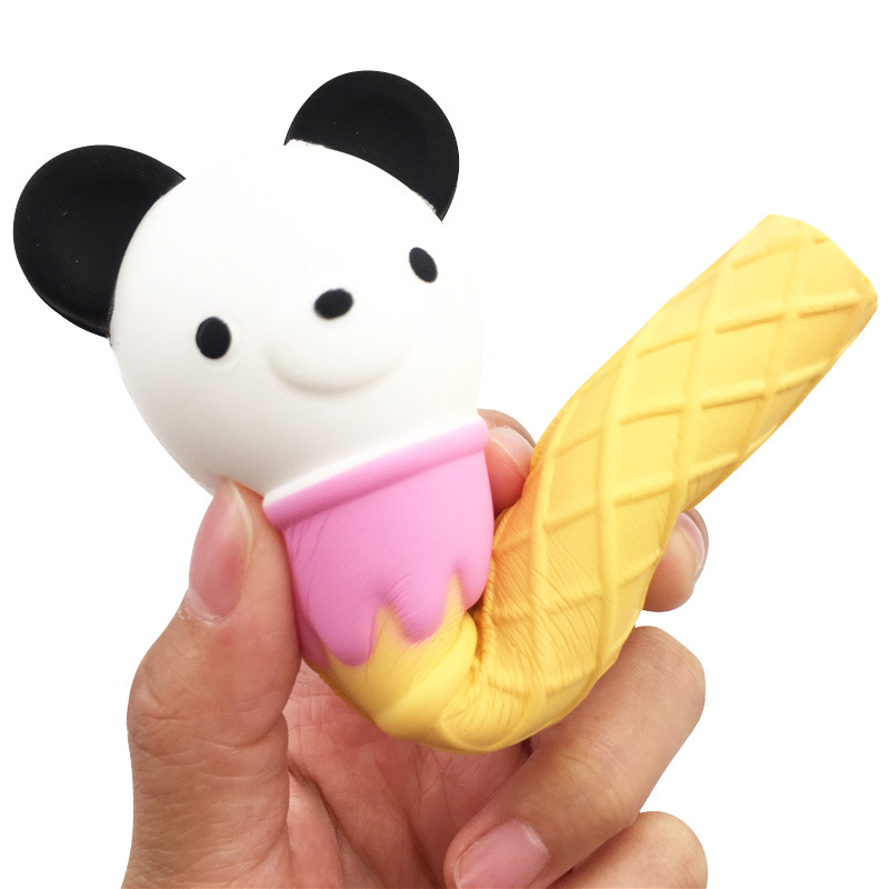 Squishy Unicorn Cat Panda Bun Pen Cap Corn Stationery Pencil Holder Toppers Slow Rising Squeeze Children's Day Toy