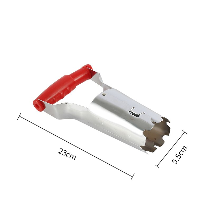 Roestvrijstalen landbouwverplantingsgereedschap voor zaailingen, tuinverplanter voor het verplanten van groenten, bloemen en bomen