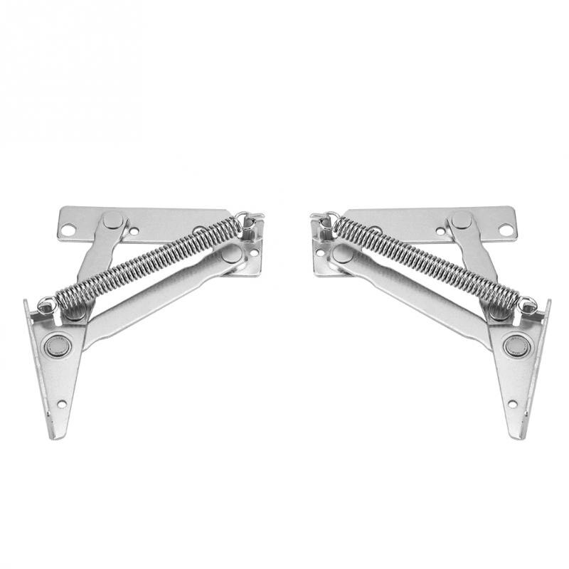 2Pcs/set Lift up Hinge Steel Spring Door Hinge Durable for Cabinet Cupboard Closet Wardrobe Furniture Door Hardware Accessory