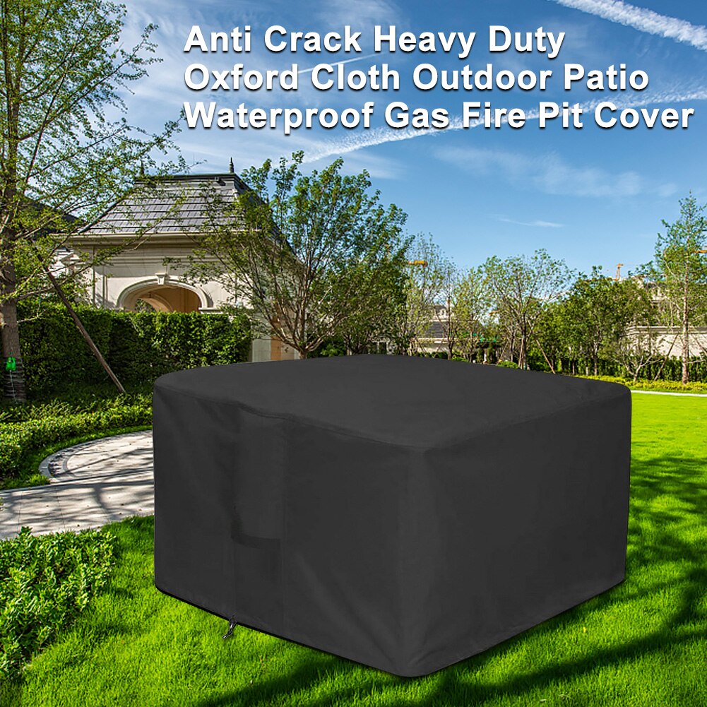 Brazier Hood Waterproof Furniture Heavy Duty Table Outdoor Patio Full Protection Anti Crack Oxford Cloth Gas Fire Pit Cover