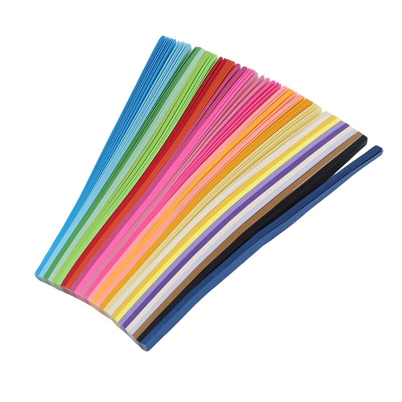 Wishing Star Paper 23*1cm Solid Candy Color Star Paper Strips Lucky Origami Paper DIY Folding Star Stacks 540PCS 1030PCS: 27Color 1030PCS