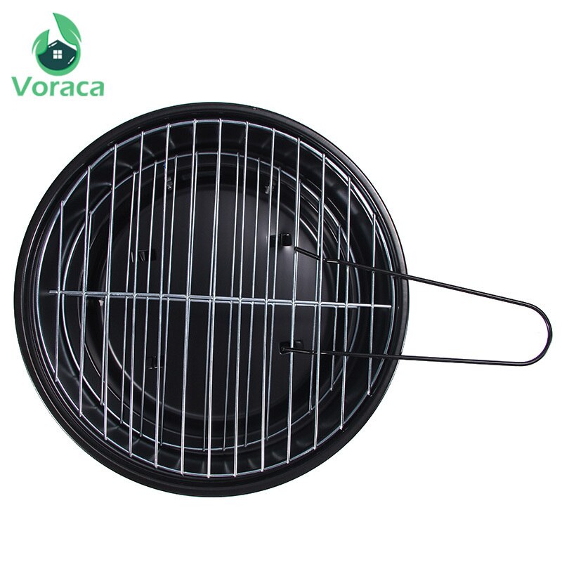 Mini Portable Round Foldable BBQ Grill for Outdoor Camping Barbecue Grill Stand Stove Picnic Hiking Travel BBQ Tools Fishing