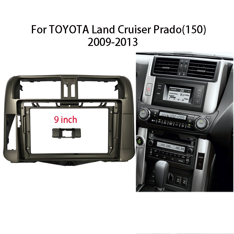Cadre Stéréo Patrol 2004-2012 Fascia D'autoradio Pour Nissan Patrol V5 Y61, Tableau De Bord Adaptateur Autoradio Volant Gauche Droit