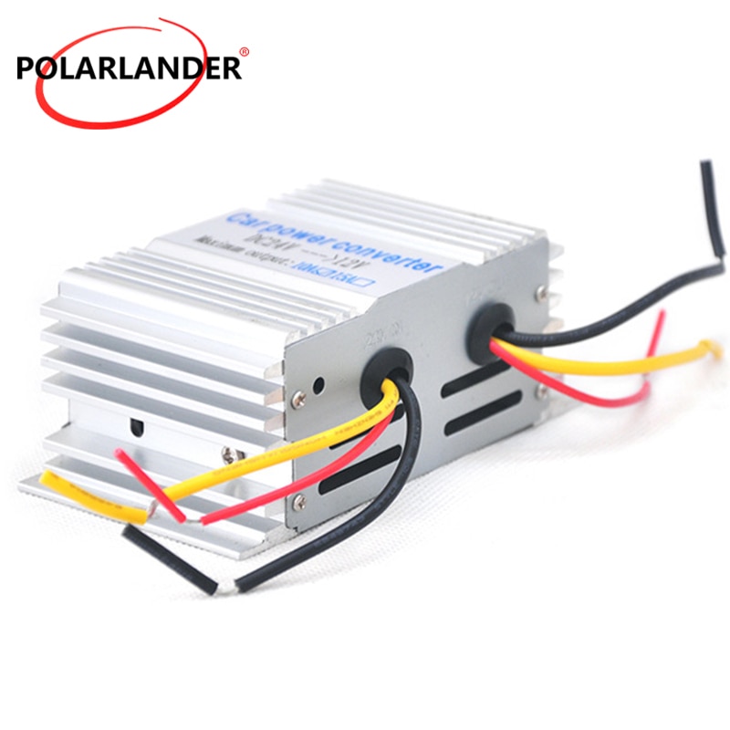 Car Inverter 10A 24 V To 12 V 180W Converter Aluminum Alloy Shell Buck Power Supply Portable Power Converter Car Transformer