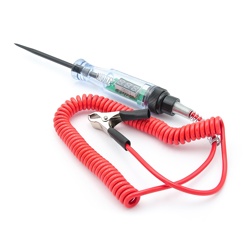 LED DC 6V 12V 24V Elektrische Circuit Tester Digitale Display Lange Sonde Pen Gloeilamp Auto diagnostische Hulpmiddelen Alleen Voor Auto's