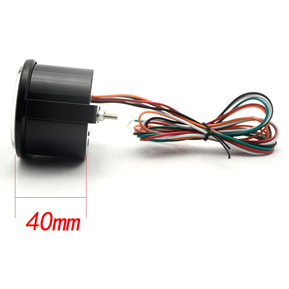 DRAGON GAUGE 52mm EVO Water Temp Gauge Red&amp;Blue Dual Led Display With Sensor