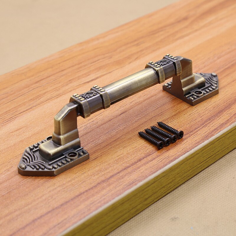 Europese stijl schuur schuifdeurgrepen van hout antieke stijl deurgrepen en knoppen voor binnendeuren vintage