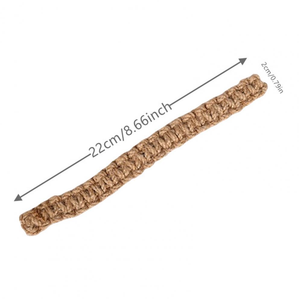 Gordijnbanden Vintage Stijl Decoratieve Jute Gevlochten Gordijn Holdback Touw Klassieke Stijl Katoen Linnen Gordijn Tiebacks Home Decor