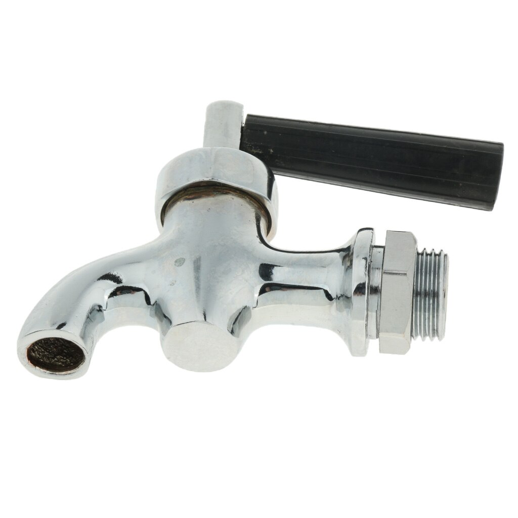 1/2'' Cold Water Faucet Drink Barrel Spigot Tap, Copper, Chrome-Plated