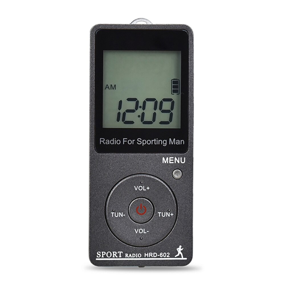 Portable Radio Aircraft Band Receiver FM/AM/AIR Radio World Band W/ LCD Display Lock Button Pocket Radio With Earphone