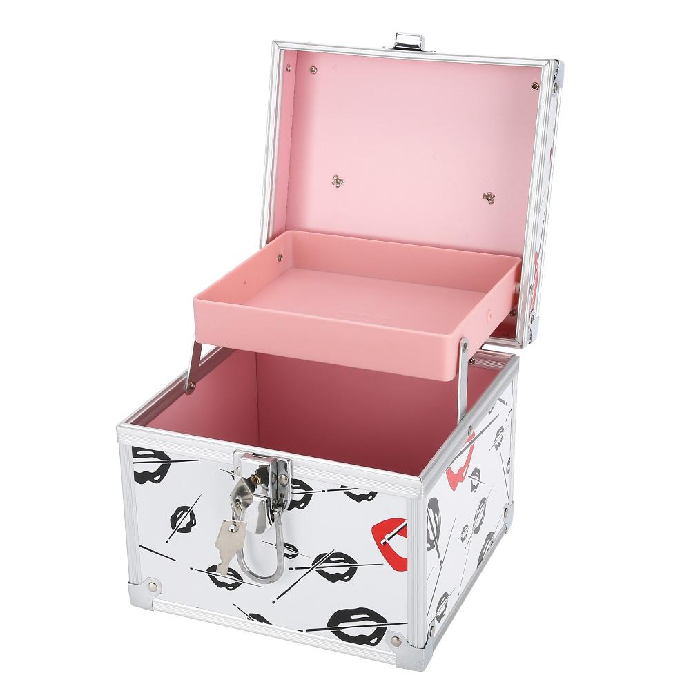 Makeup Tool Kits Cosmetic Storage Box Portable Storage Jewelry Case Makeup Organizer Box: S