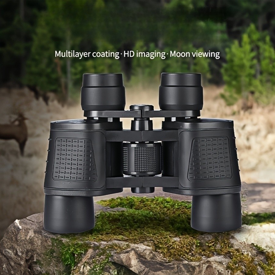 Prismáticos de alta definición 8X40 con revestimiento multicapa FMC, ocular de 20 mm y lente objetivo de 40 mm, compacto y portátil