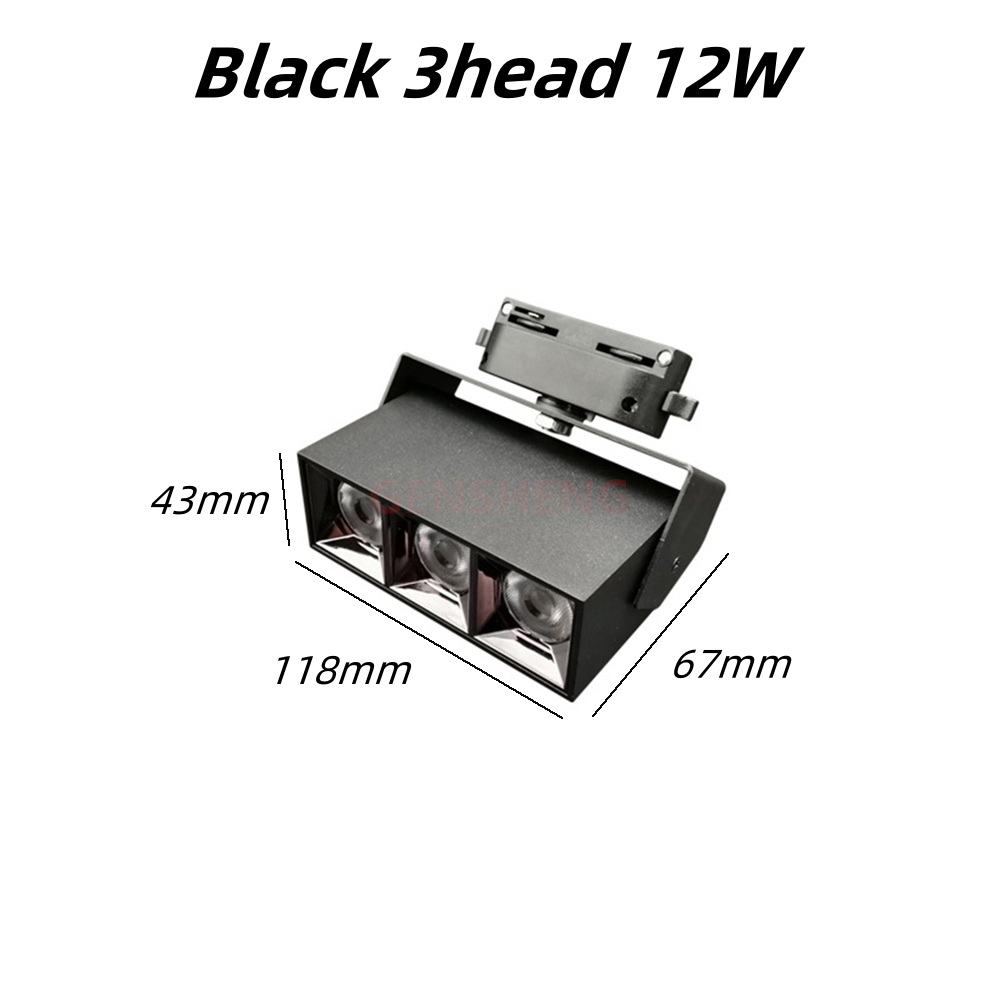 Luzes de Pista LED ajustáveis, Holofotes, Lâmpadas de Teto, Decoração de Casa, Loja Interior, Iluminação, Regulável, 110V, 220V: 5w / vermelho-escuro / Bege