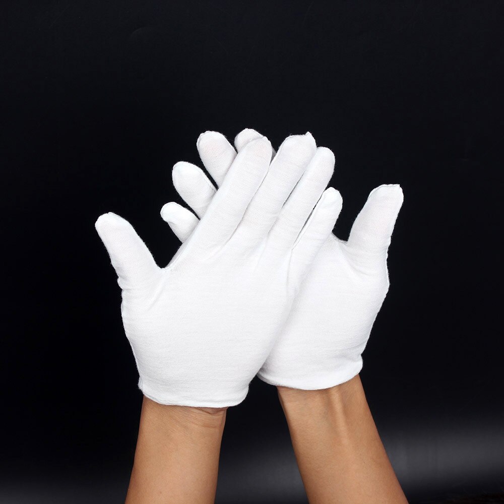 Instrumento Musical de , guantes de rendimiento blancos para saxofón, trompeta, flauta, clarinete, bandas de marcha