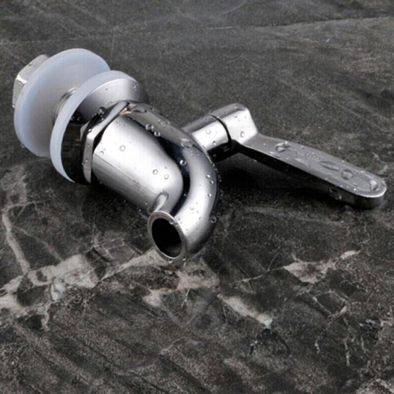 1Set 12Mm 16Mm Drink Dispenser Tap Drank Wijn Vat Kraan Spigot Water Roestvrij Staal Sap Koffie Kranen zilver Kraan