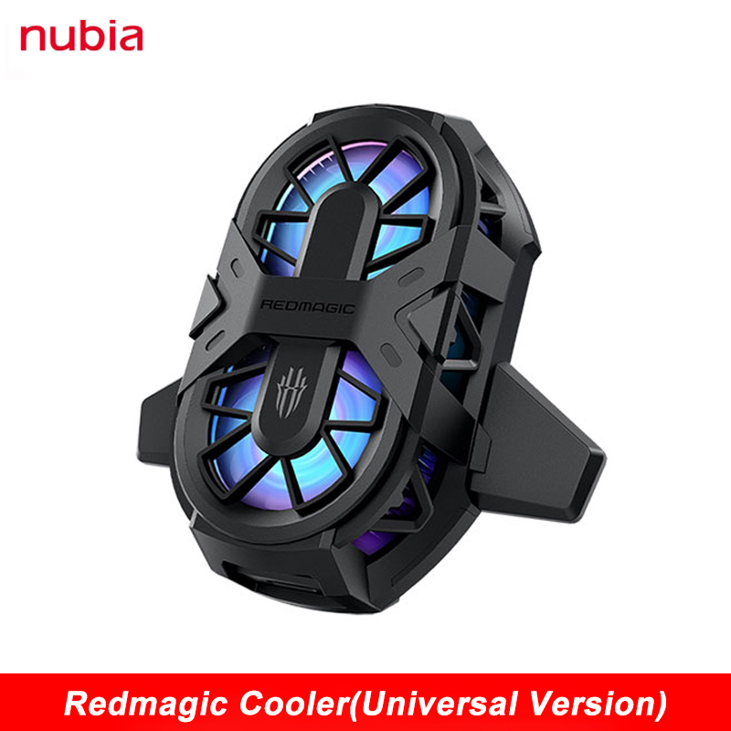 Nubia RedMagic 6 6Profi praktisch Kühler Fan Tragbare Dual Ader RGB Spielen Telefon Fan Kühler für Android iOS SmartPhone: Universal- Kühler